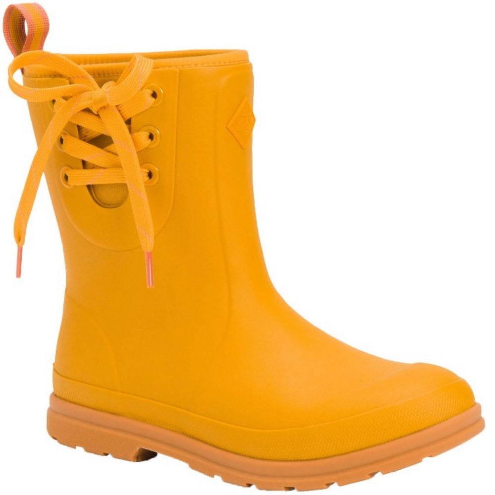 Muck Women's Originals Pull On Mid Boot, Sunflower Size 11
